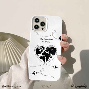 قاب گوشی ست سفر و نقشه جهان هواپیما